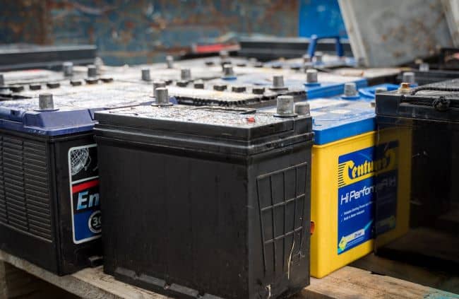The battery from your car has valuable substances that are recyclable.